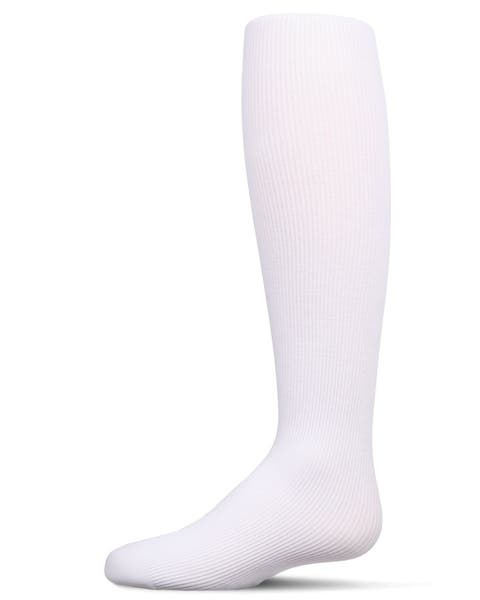 Kid's Ribbed Supreme Cotton Blend Non-Pilling Tights (Toddler, Little Kid & Big Kid)