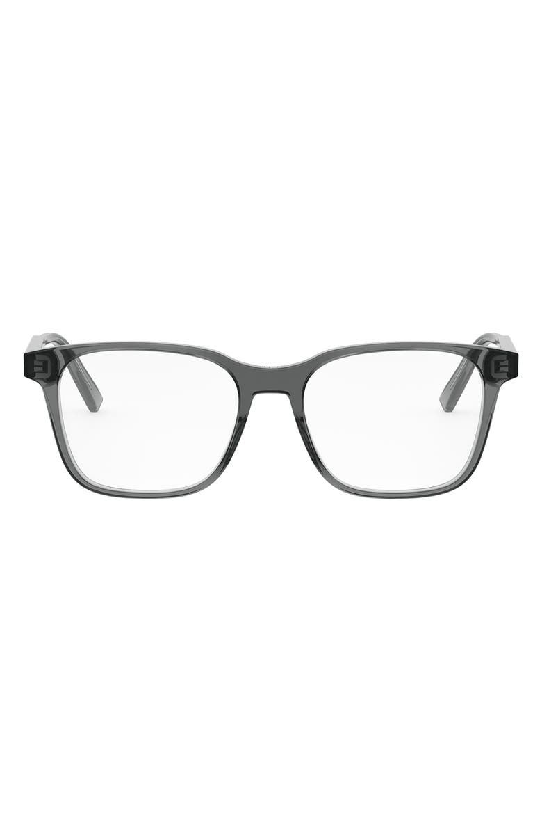 DIOR 'DiorBotanicaO S1I 55mm Rectangular Eyeglasses, Main, color, Grey/ Other