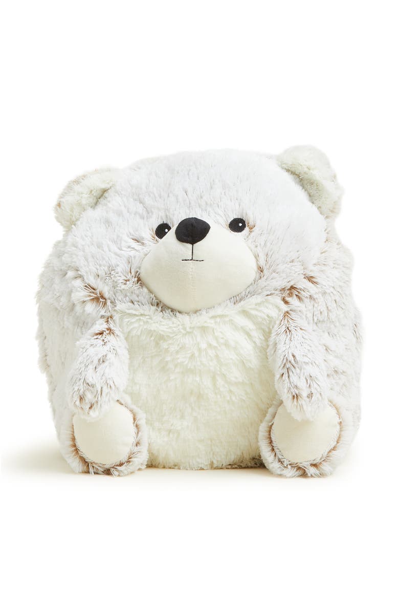 Warmies Supersized Bear Hand Warmer Plush Toy, Alternate, color, Light Brown