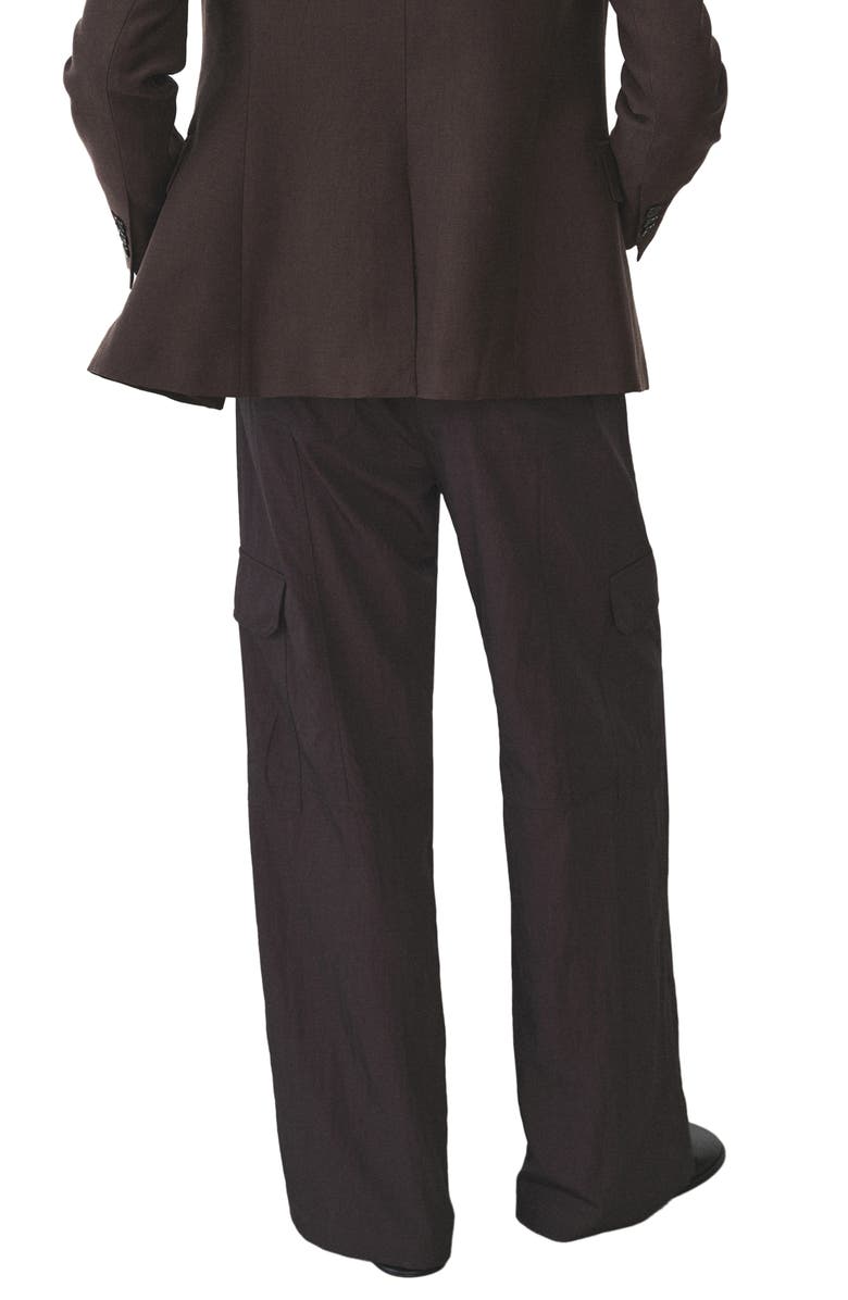 MANGO Drawstring Cargo Pants, Alternate, color, 