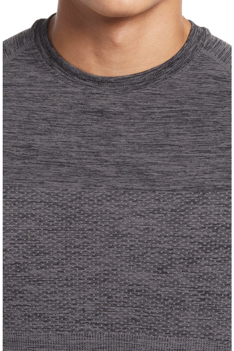 Seamless Performance T-Shirt, Alternate, color, GREY OBSIDIAN MELANGE