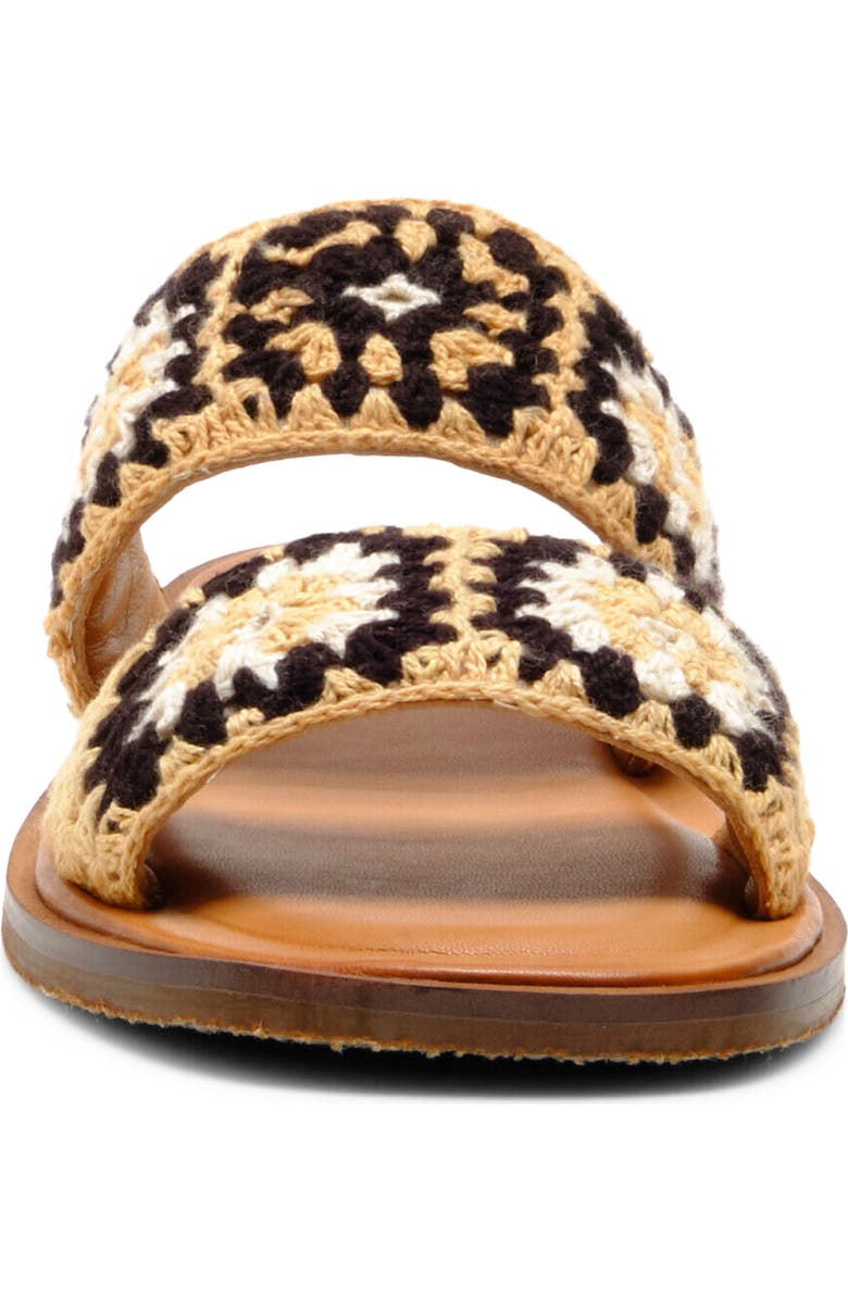 Free People Juliet Crochet Slide Sandal, Alternate, color,