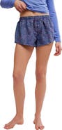 Free People Cross My Heart Boxer Shorts