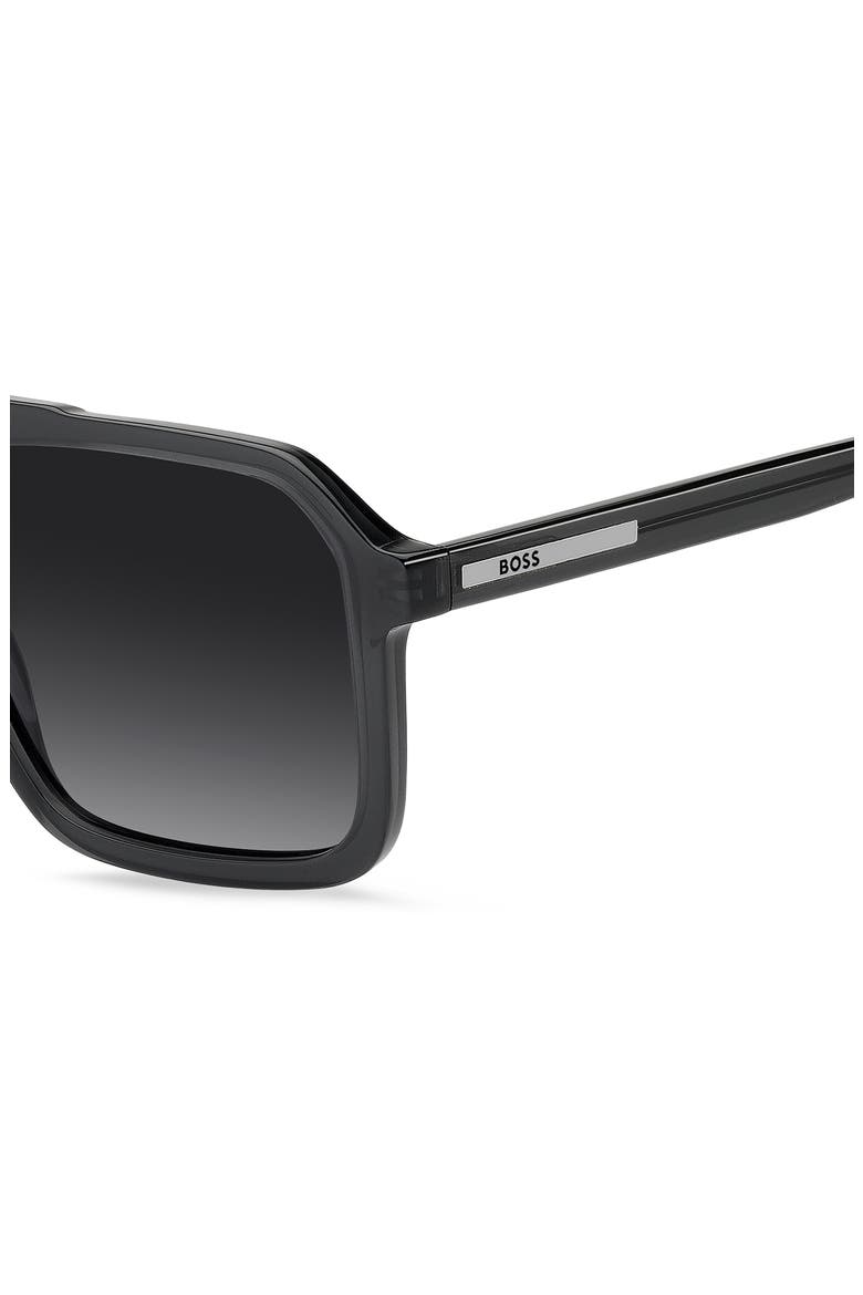 56mm Sunglasses, Alternate, color, GREY/ DARK GREY