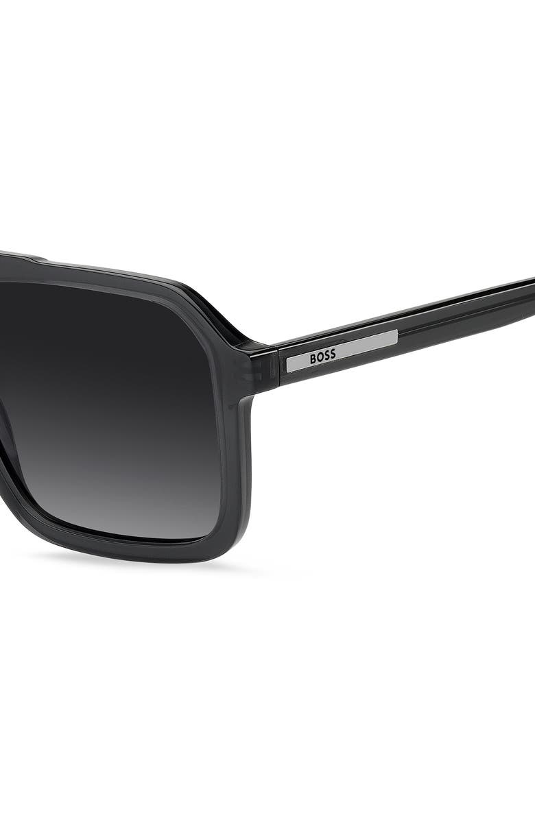 BOSS 56mm Sunglasses, Alternate, color, Grey/ Dark Grey