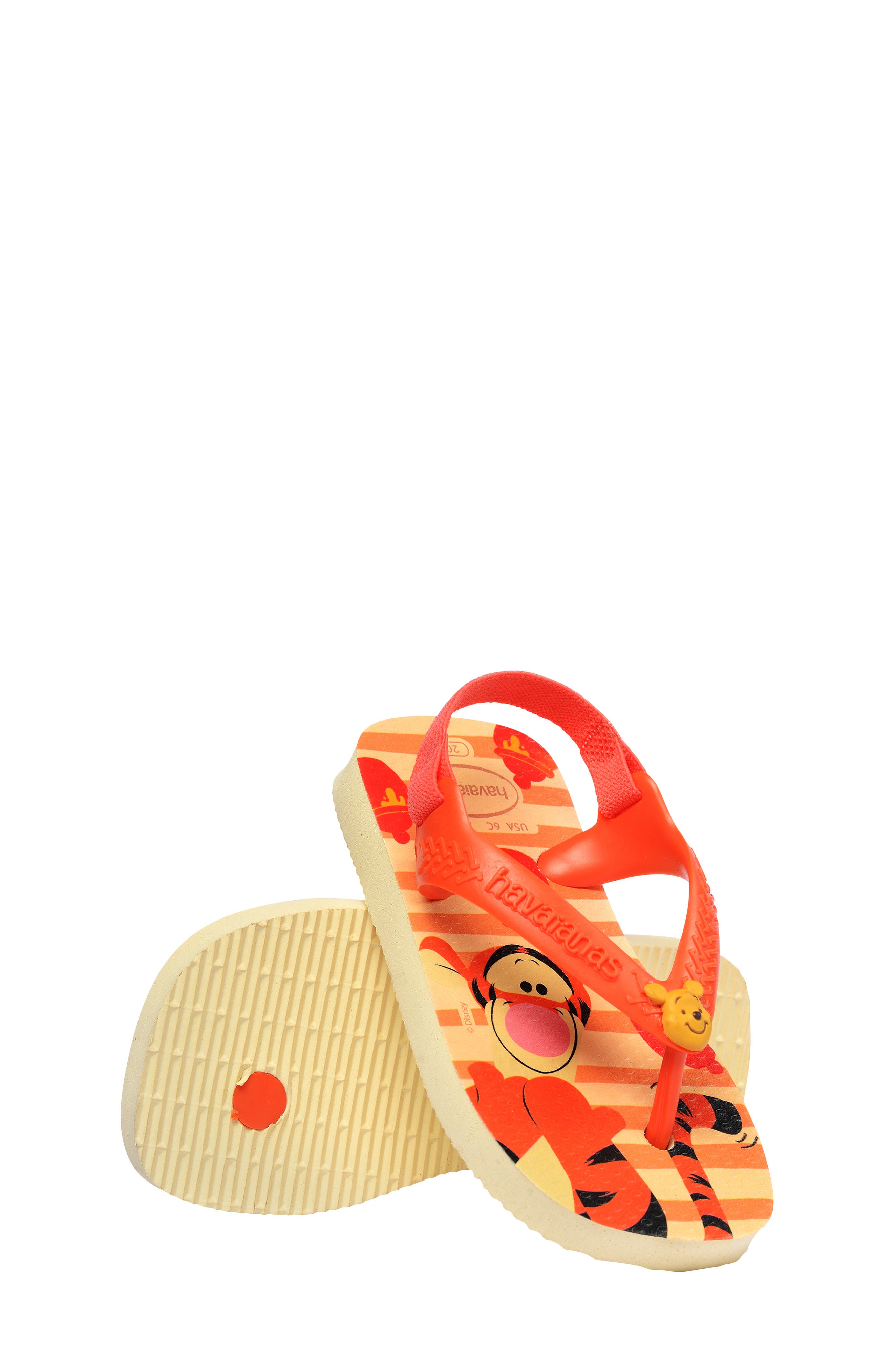 Havaianas Disney(R) Classics Flip Flop, Alternate, color, Buttercream