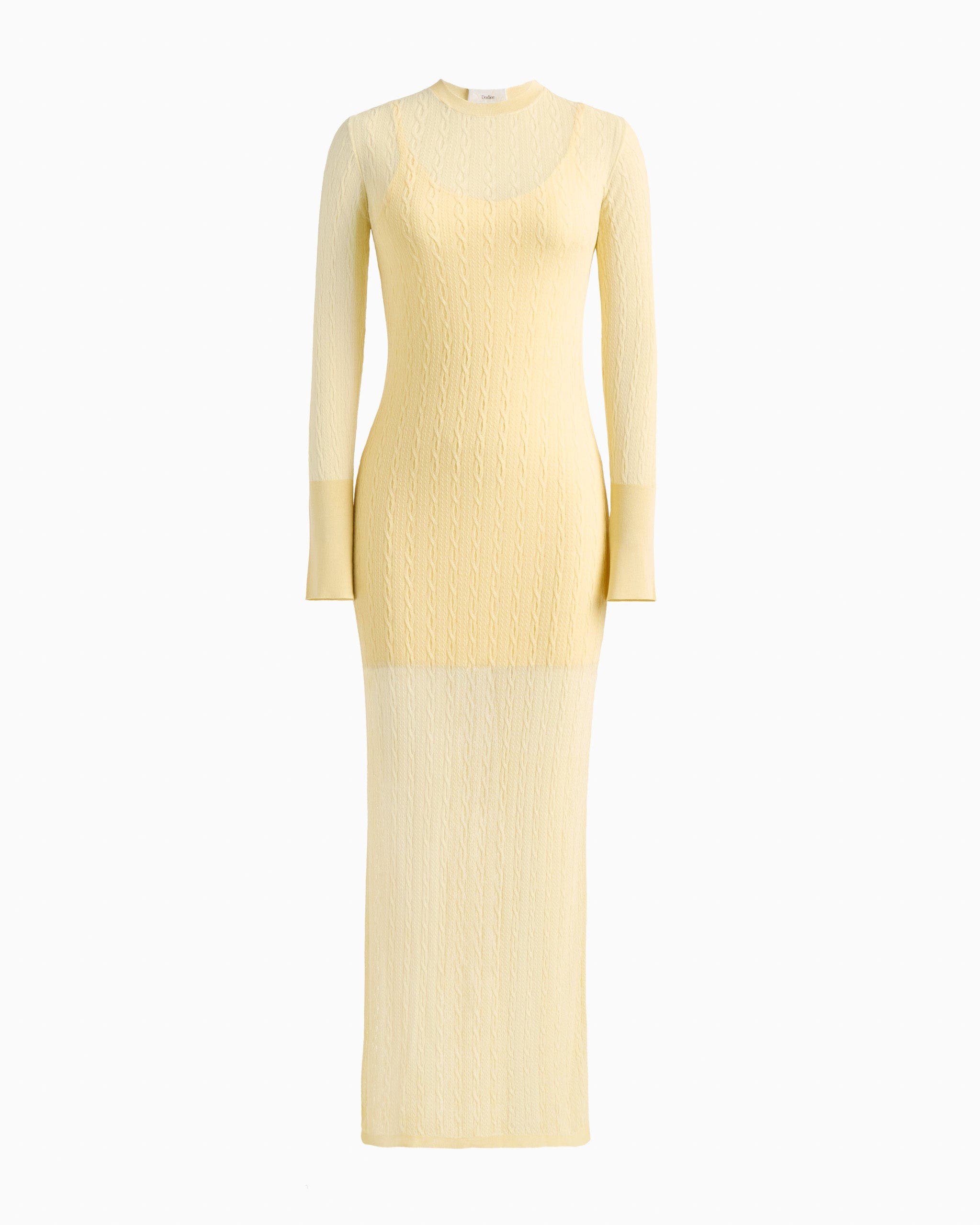 Ayla sheer cable dress - image 2