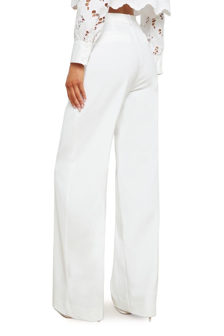 Livvy Straight Leg Pants, Alternate, color, WHITE