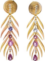 Hueb Bahia 18k Gold Gemstone Drop Earrings