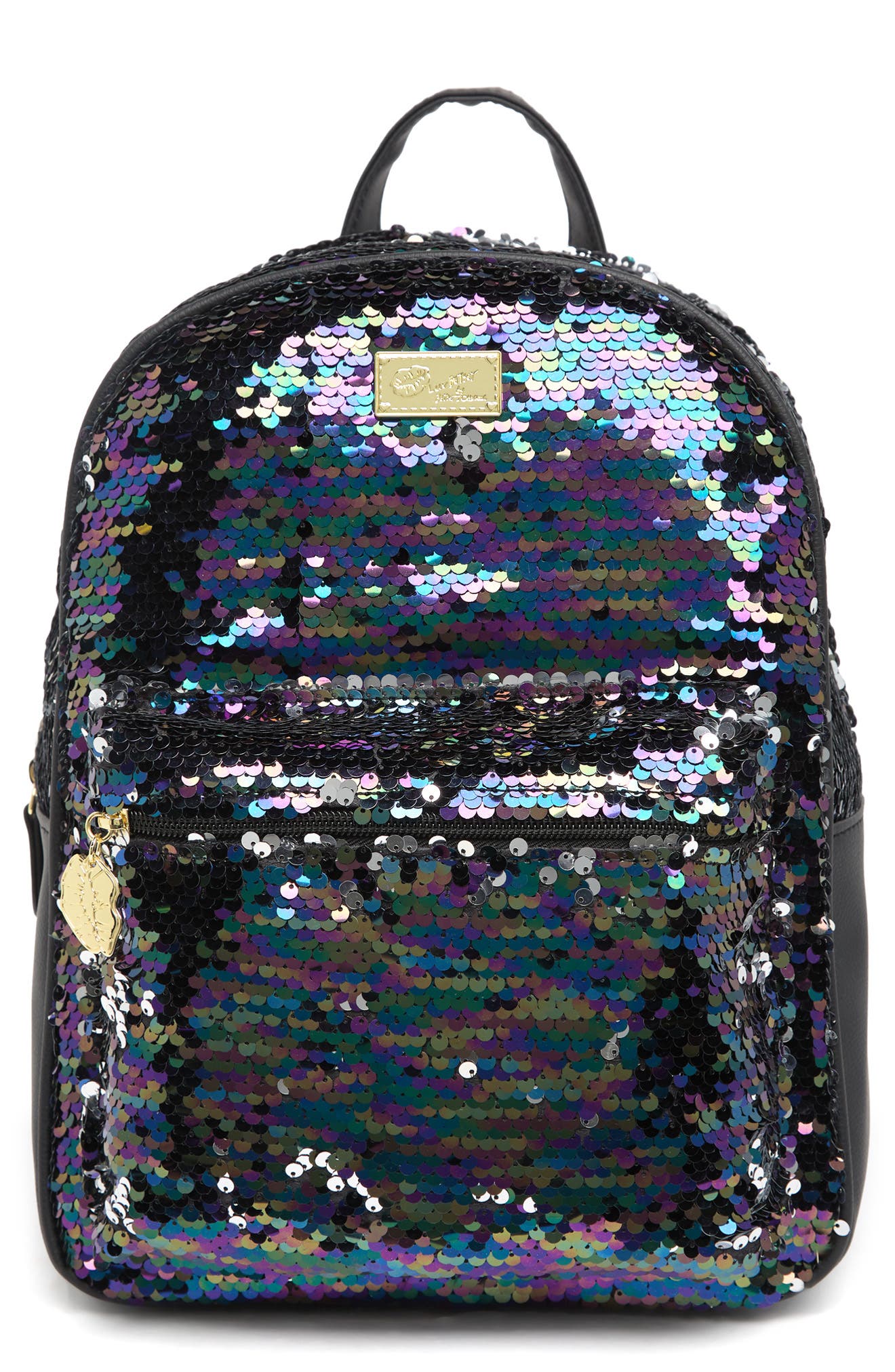Luv Betsey by Betsey Johnson Floral Print Backpack, Main, color, 