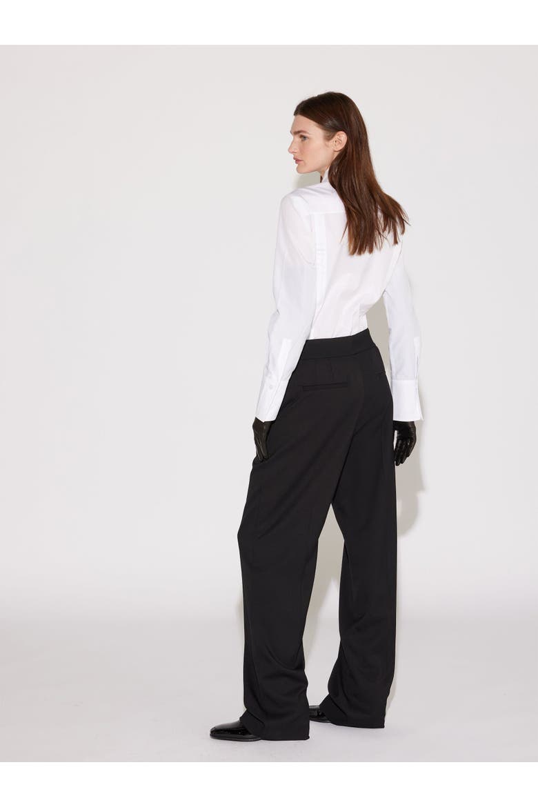 Ripley Button Front Fitted Shirt, Alternate, color, White