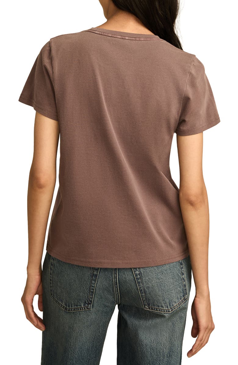 Lucky Brand Rosé All Day Graphic T-Shirt, Alternate, color, Huckleberry