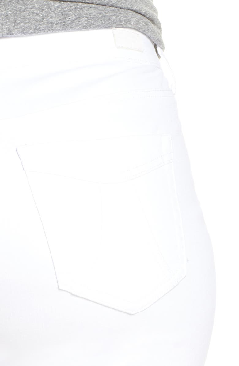 Seven7 High Waist Stretch Denim Shorts, Alternate, color, 