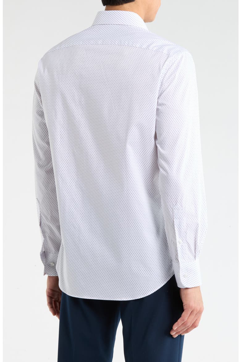 All Season Slim Fit Dress Shirt, Alternate, color, CRIMSON