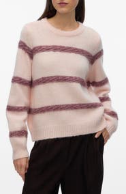VERO MODA Zada Oversize Stripe Sweater
