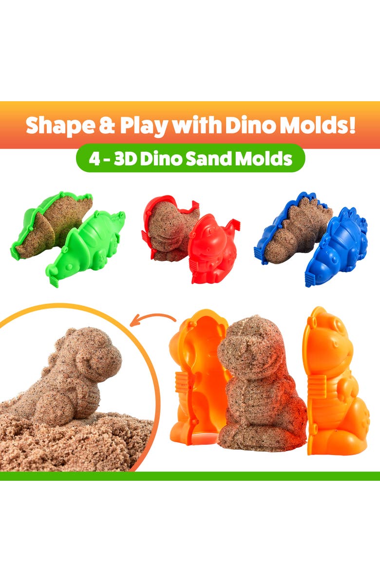 USA Toyz Dinosaur Sand Molds Beach Toys for Kids- 23pk, Alternate, color, Multi Color