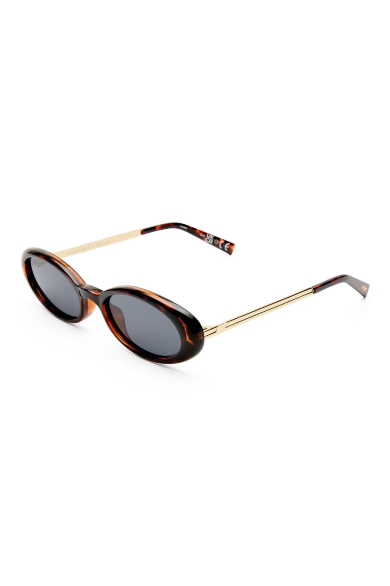 Magnifique 51mm Oval Sunglasses, Alternate, color, DARK TORT