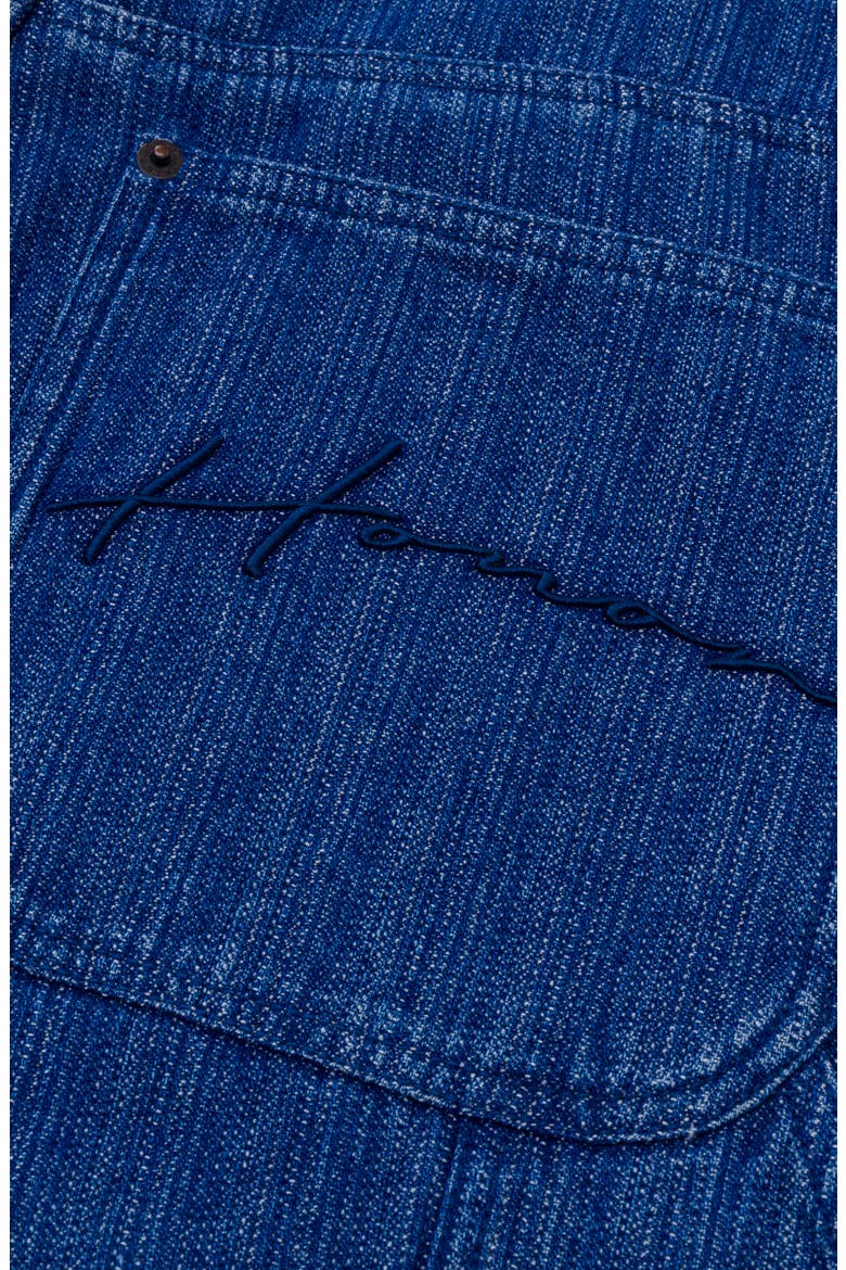 Gears Denim Carpenter Shorts, Alternate, color, BLUE