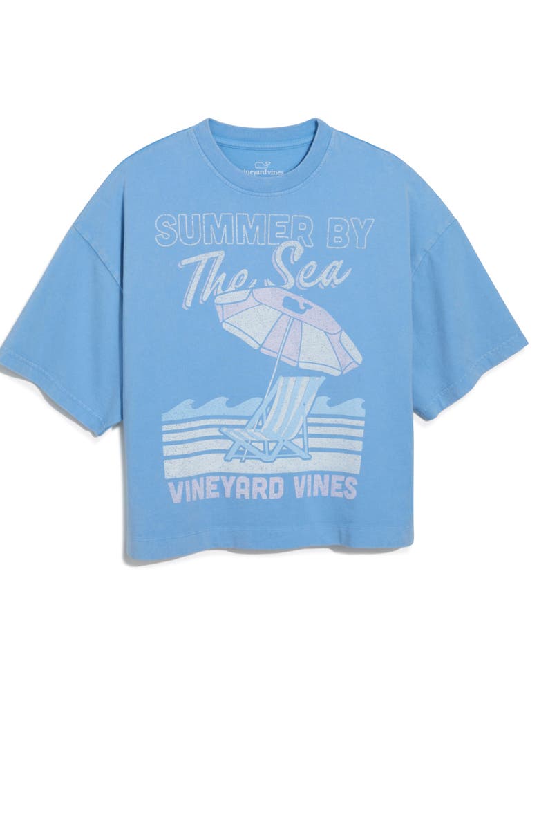 vineyard vines Oversize Distressed Graphic T-Shirt, Main, color, 