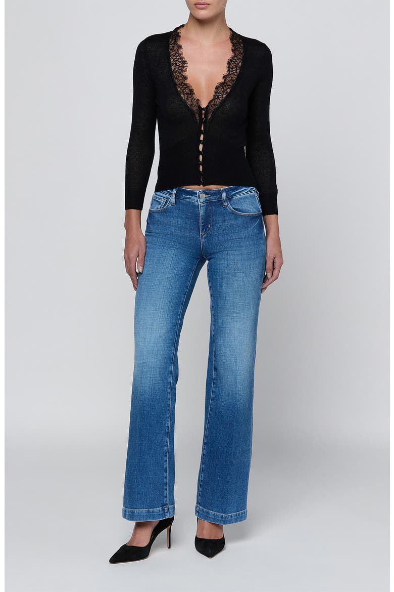 Joanne Wide Leg Jeans, Alternate, color, SALINAS