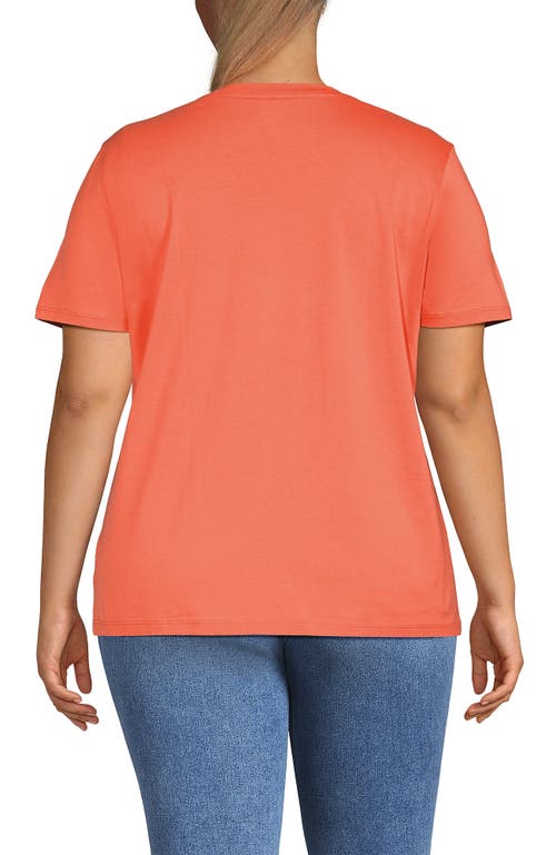 Lands' End Relaxed Supima Cotton Crew Neck T-shirt