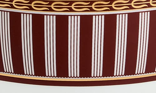 Wedgwood Red Splendor 22k Gold Accent Bone China Bowl In Multi