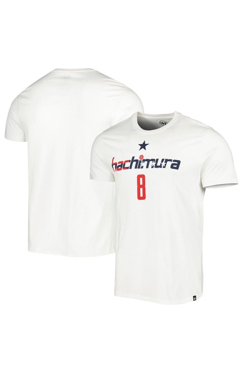 '47 Men's '47 Rui Hachimura White Washington Wizards Name & Number T-Shirt, Main, color,