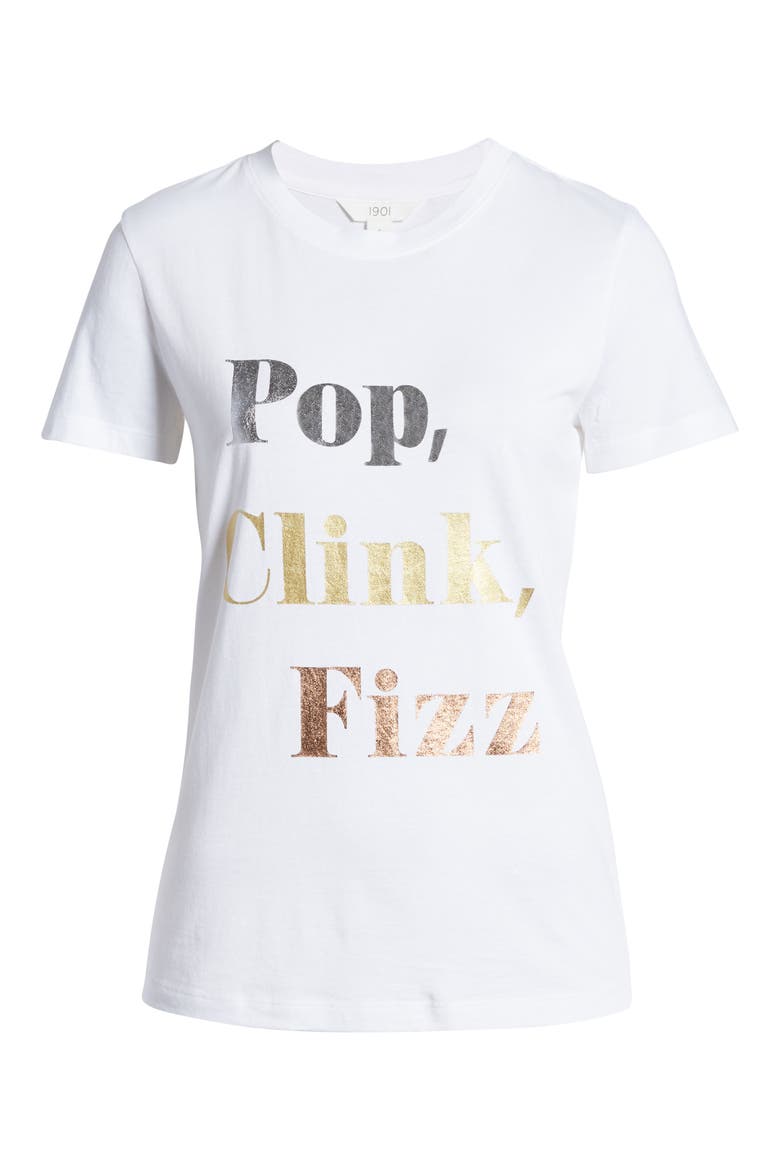 Pop Clink Fizz Graphic Cotton Blend Tee, Alternate, color, WHITE MULTI POP CLINK FIZZ