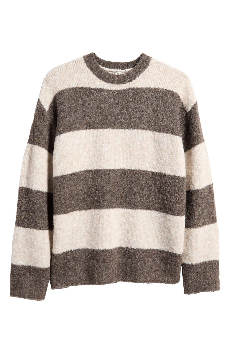 BDG Urban Outfitters Stripe Bouclé Sweater, Alternate, color, 