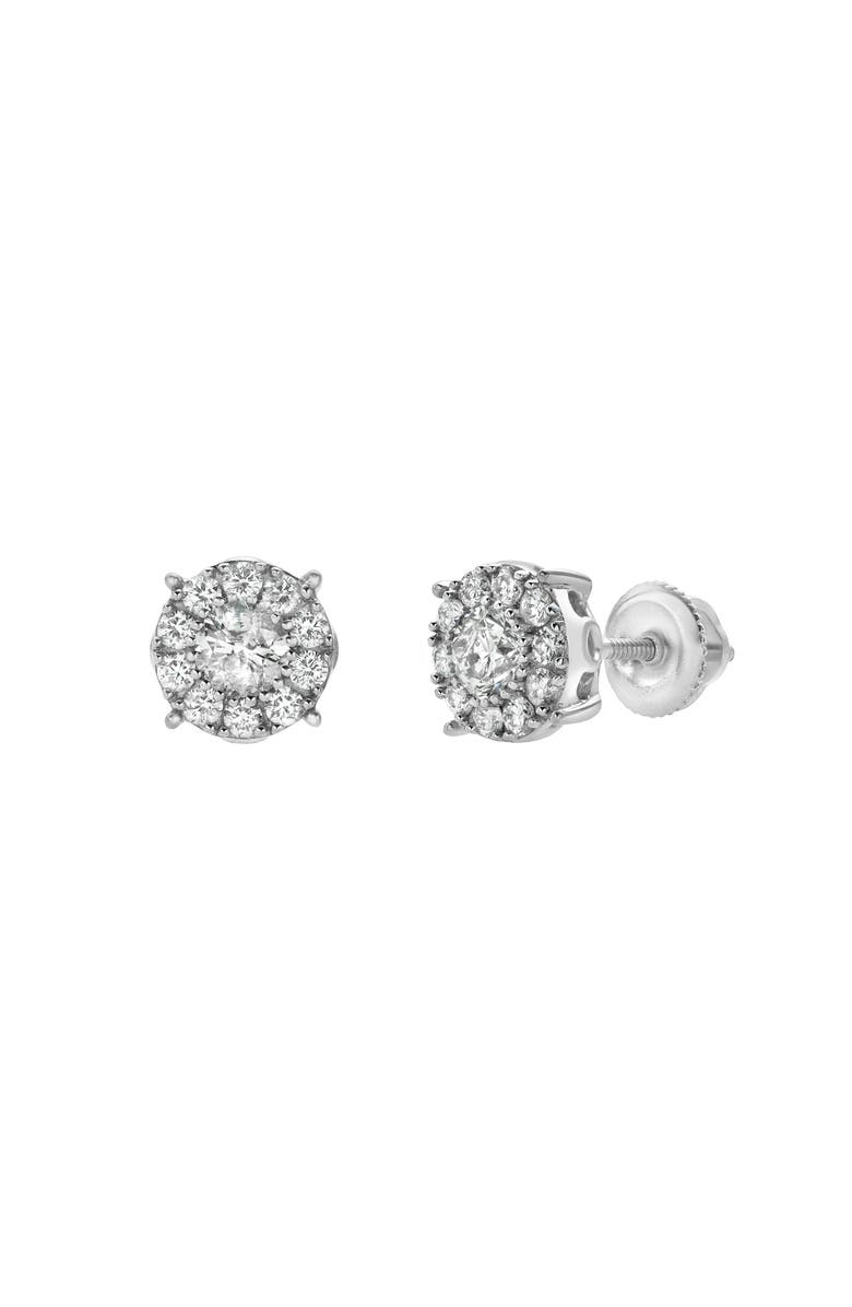 LuvMyJewelry Blazers 14K Gold Diamond Stud Earrings - 0.48ct., Main, color,