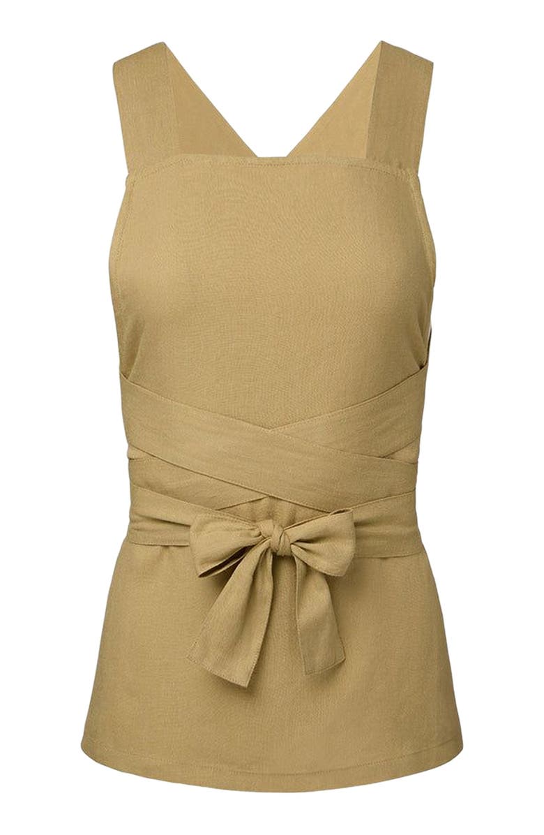 WeWoreWhat Wrap Top, Alternate, color, Oat