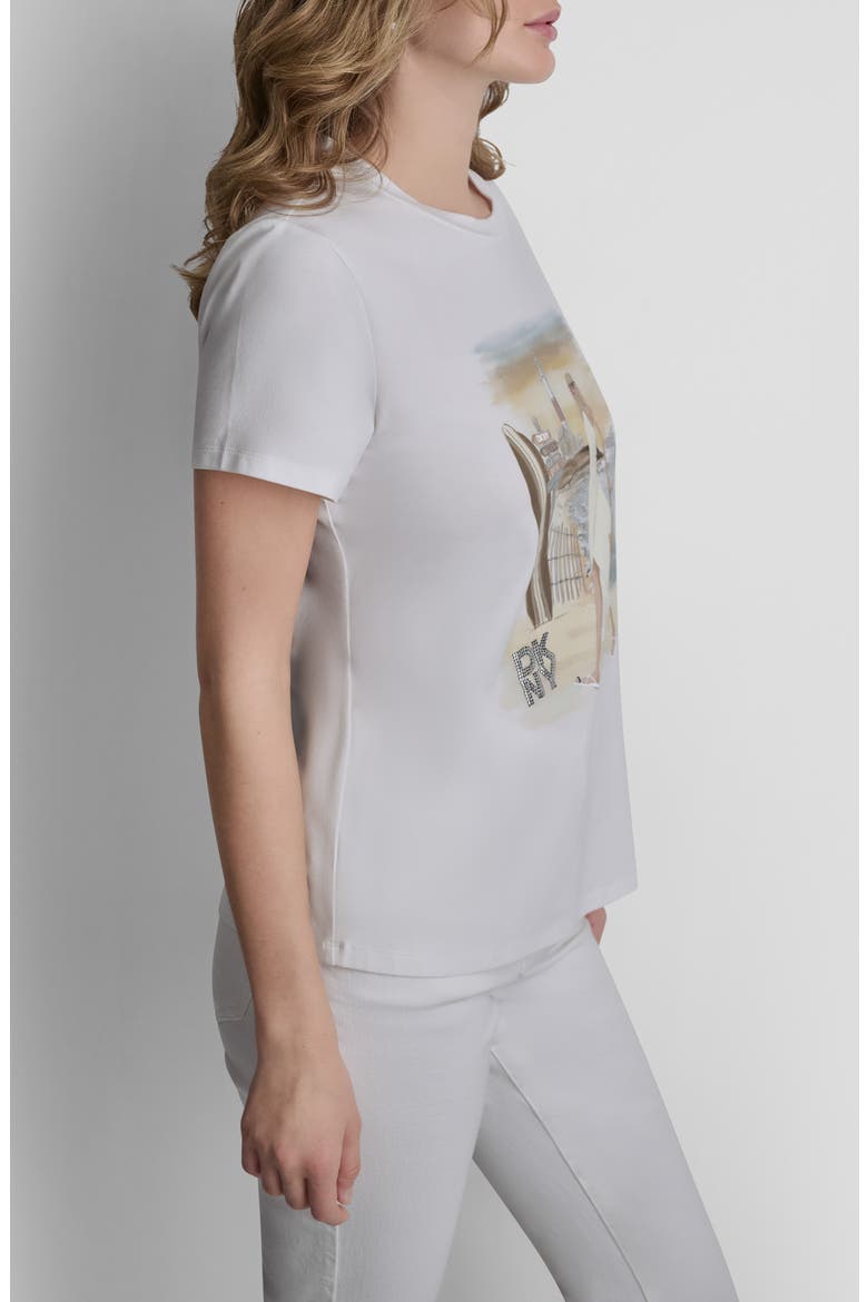 Montauk Conversational Graphic T-Shirt, Alternate, color, WHITE