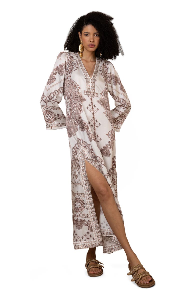 Hale Bob Bridie Charmeuse Dress, Main, color,