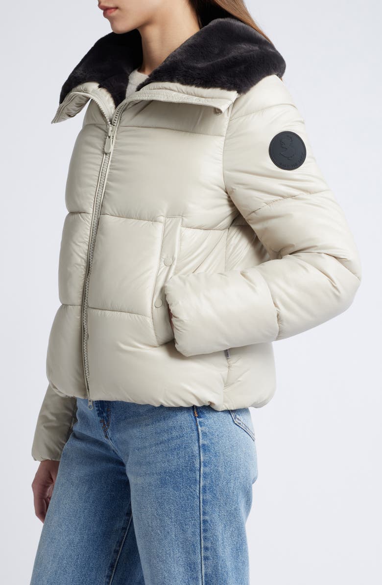 Save The Duck Moma Water Repellent Quilted Puffer Jacket, Alternate, color, 