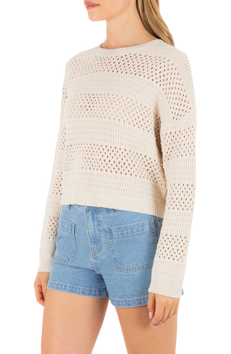 Hurley Simple Times Cotton Sweater, Alternate, color,