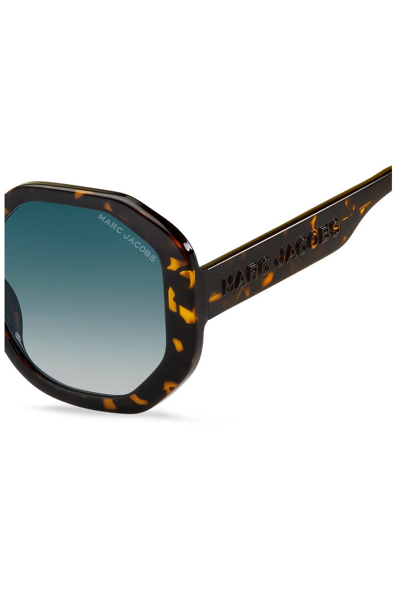 53mm Gradient Round Sunglasses, Alternate, color, 0086-08