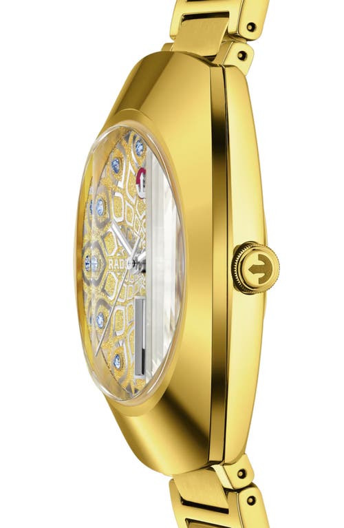 Rado Diastar Original Automatic Bracelet Watch, 38mm In Gold