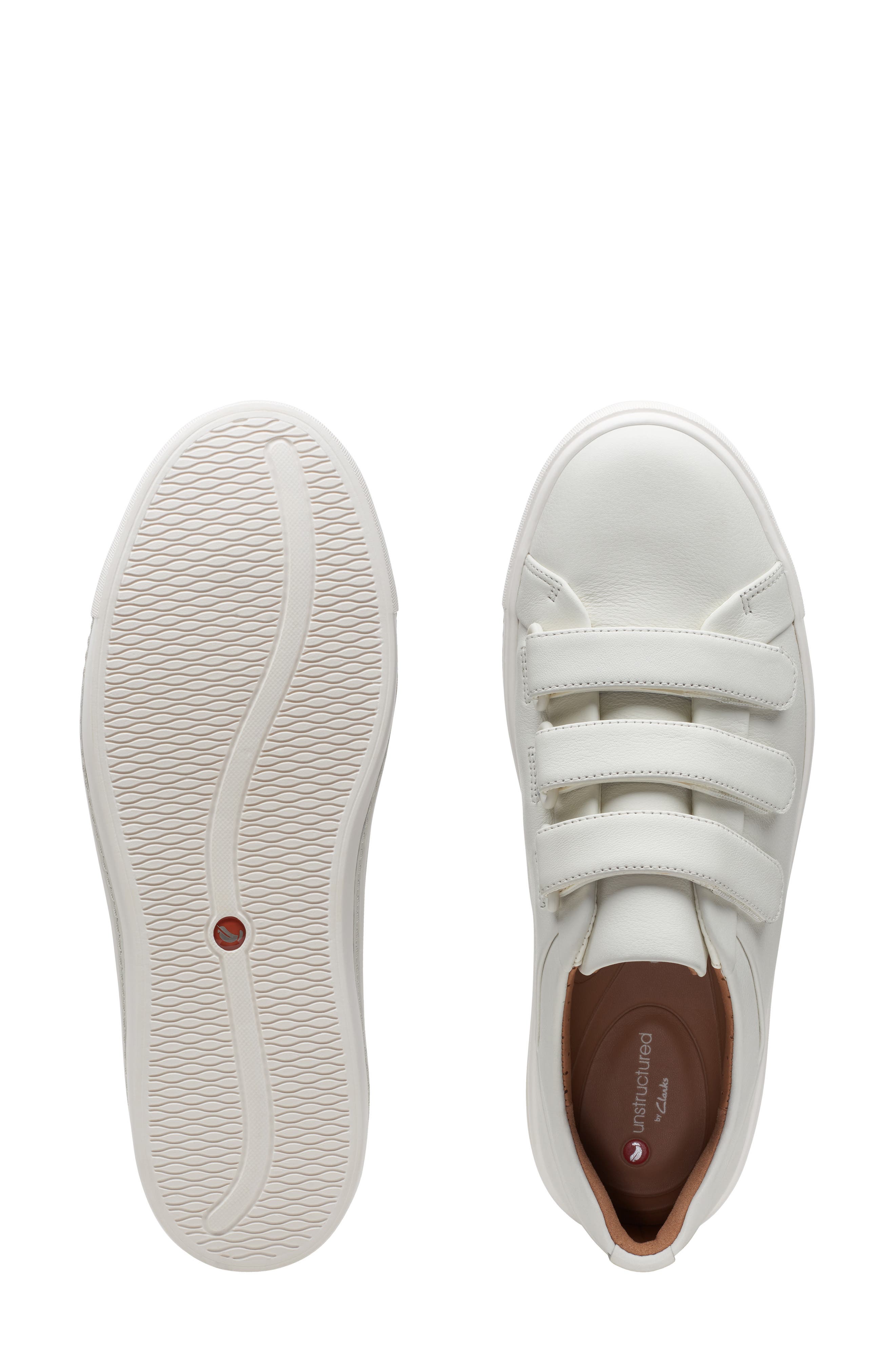 Un Maui Strap Sneaker, Alternate, color, WHITE LEATHER