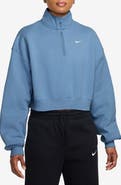 Nike Studio Fleece Oversize Crop Top