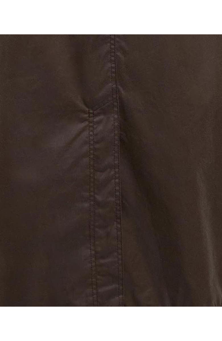 Barbour x Ganni Waxed Colorblock Trench Coat, Alternate, color,