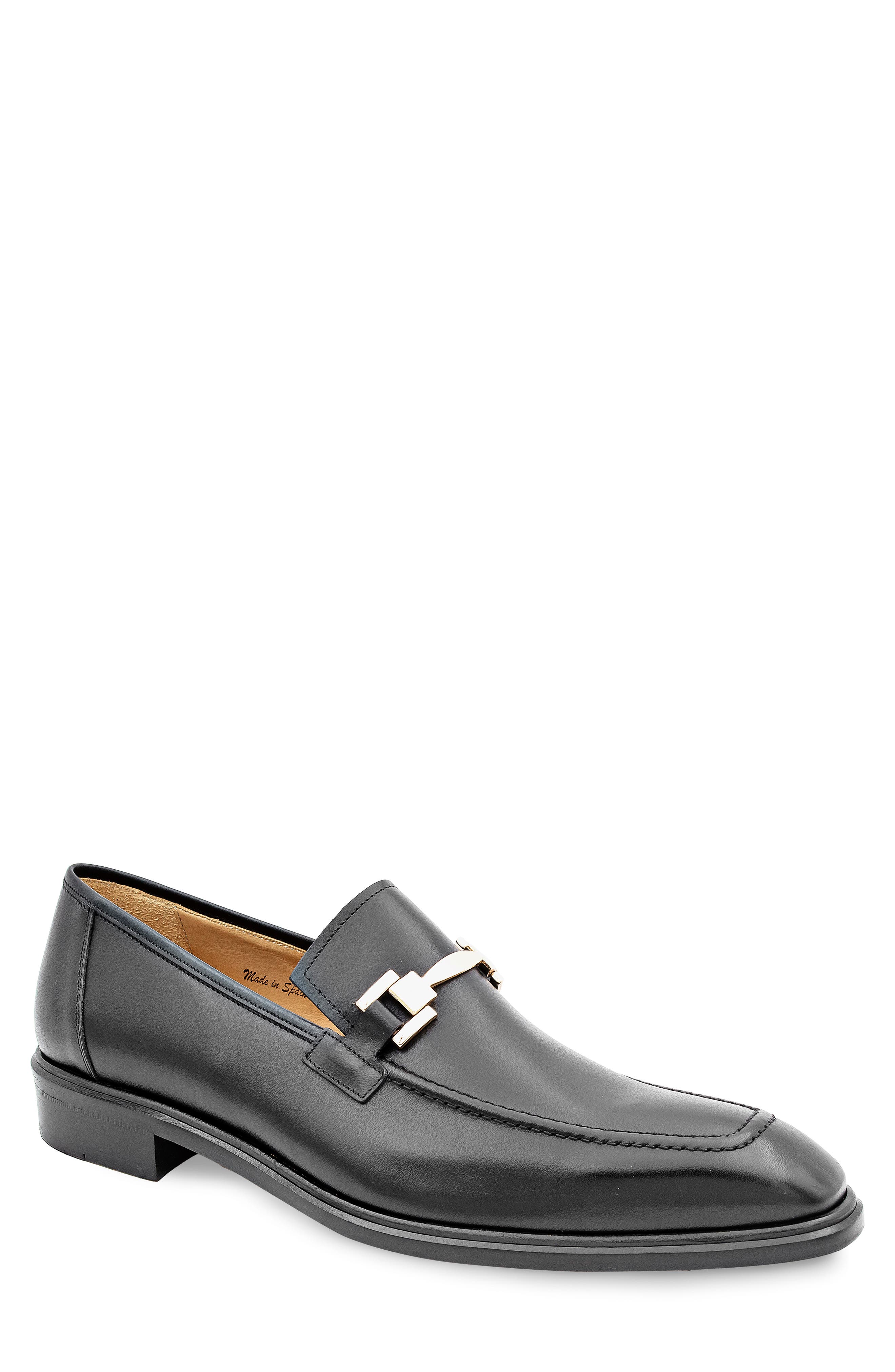 Mezlan Barsotti Bit Loafer, Main, color, Black