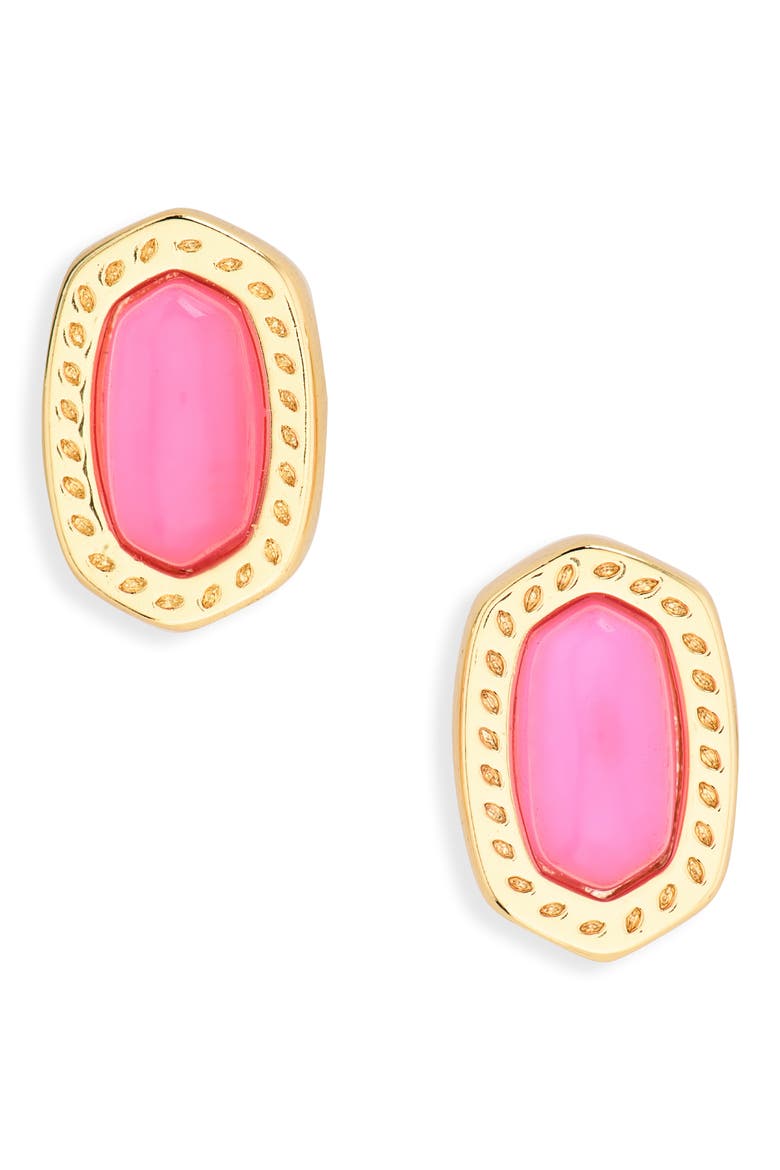 Ellie Mini Stud Earrings, Main, color, GOLD AZALEA ILLUSION