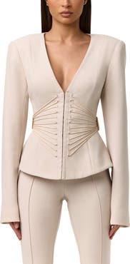 Naked Wardrobe Suiting Corset Blazer