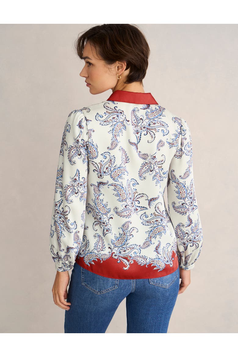 Mariella Print Shirt, Alternate, color, Cream Multi