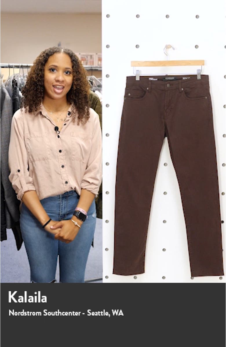 Kingston Modern Men's Straight Leg Twill Pants, sales video thumbnail