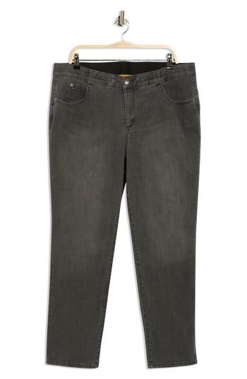 Ruby Rd. Ruby Rd Tummy Control Straight Leg Jeans In Multi
