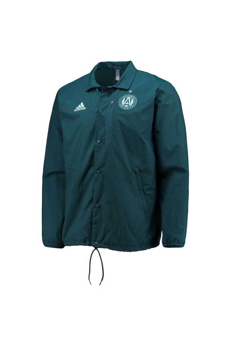 Men's adidas Green Atlanta United FC Anthem Full-Snap Jacket, Alternate, color, Green
