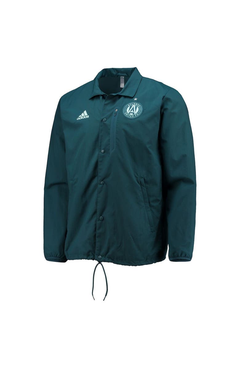 adidas Men's adidas Green Atlanta United FC Anthem Full-Snap Jacket, Alternate, color, Green