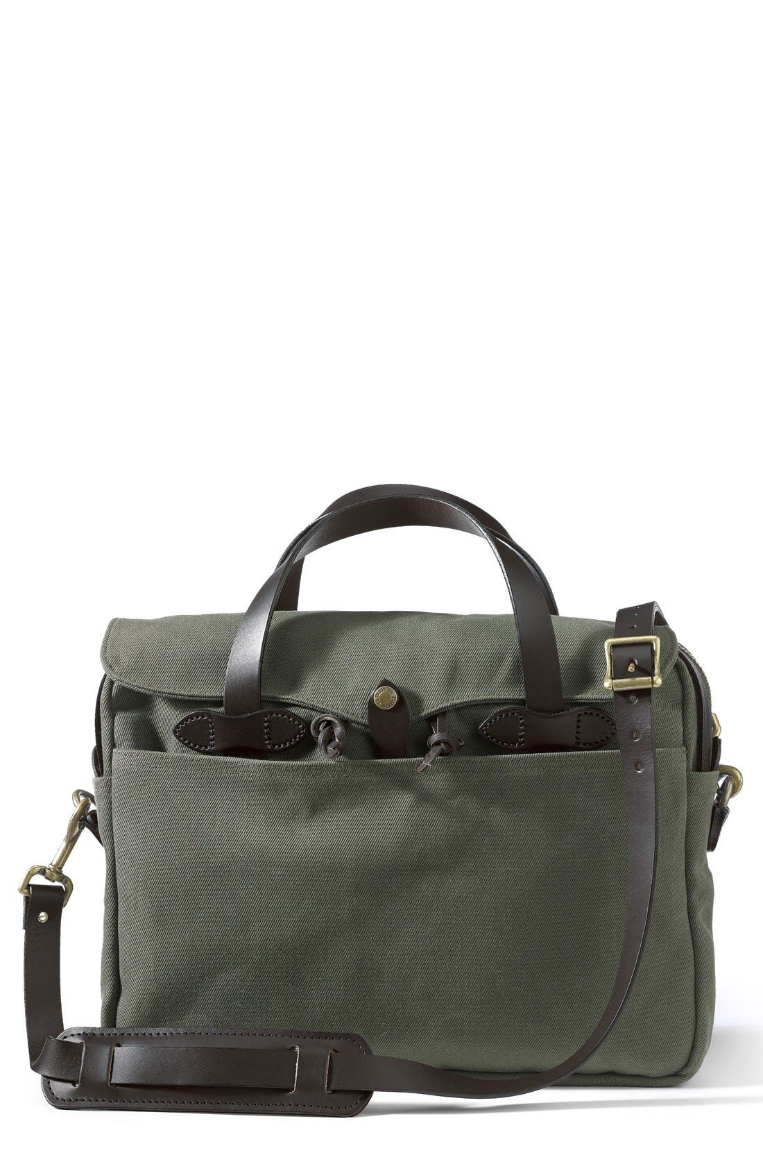 Original Briefcase, Main, color, OTTER GREEN