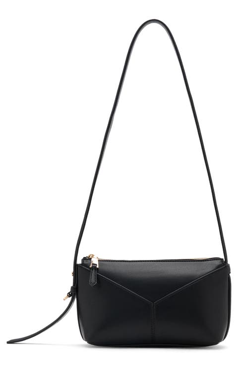 Faux Leather Crossbody Bag